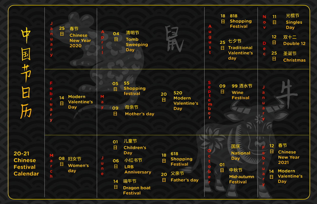 chinese festival calendar